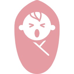 赤ちゃんの寝かしつけの悩みを表すイメージ